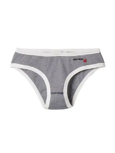 Miu Miu Women's Petit Bateau x Ribbed Jersey Briefs - White Multi - Size Large | Thumbnail 1 Miu Miu Women's Petit Bateau x Ribbed Jersey Briefs - White Multi - Size Large | Thumbnail 1