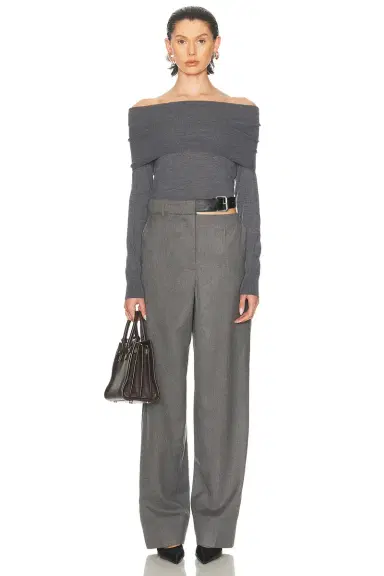 Stella McCartney Wool Off The Shoulder Jumper | Thumbnail 4 Stella McCartney Wool Off The Shoulder Jumper | Thumbnail 4