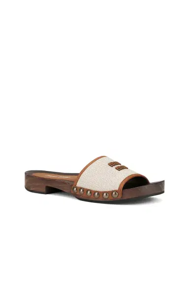 Miu Miu Clog Sandal | Thumbnail 2 Miu Miu Clog Sandal | Thumbnail 2