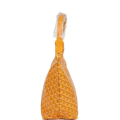 goyard Goyard Goyardine Yellow Boheme PM Hobo Bag Palladium Hardware | Thumbnail 3 goyard Goyard Goyardine Yellow Boheme PM Hobo Bag Palladium Hardware | Thumbnail 3