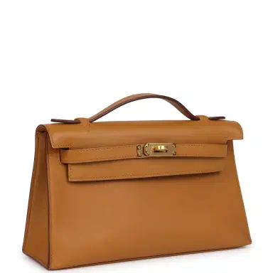 HERMÈS Hermes Kelly Pochette Sesame Swift Gold Hardware | Thumbnail 2 HERMÈS Hermes Kelly Pochette Sesame Swift Gold Hardware | Thumbnail 2