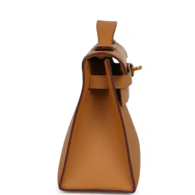 HERMÈS Hermes Kelly Pochette Sesame Swift Gold Hardware | Thumbnail 3 HERMÈS Hermes Kelly Pochette Sesame Swift Gold Hardware | Thumbnail 3