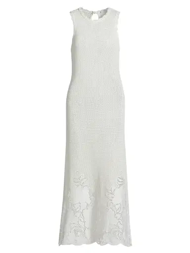 Erdem Women's Crochet Cotton Midi-Dress - | Thumbnail 1 Erdem Women's Crochet Cotton Midi-Dress - | Thumbnail 1