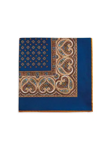Kiton Men's Silk Pocket Square | Thumbnail 1 Kiton Men's Silk Pocket Square | Thumbnail 1