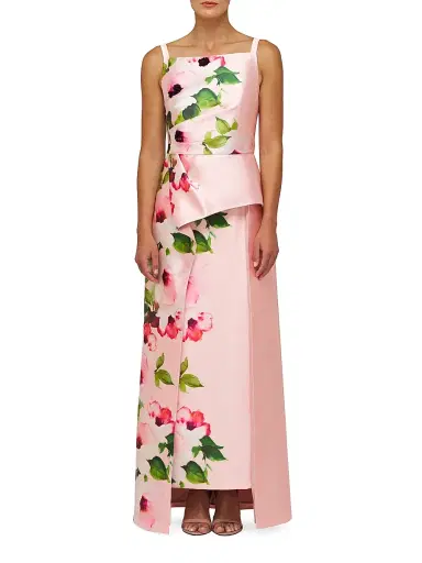 Kay Unger Women's Barbara Walk Thru Gown - Misty Rose | Thumbnail 2 Kay Unger Women's Barbara Walk Thru Gown - Misty Rose | Thumbnail 2