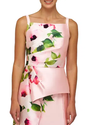 Kay Unger Women's Barbara Walk Thru Gown - Misty Rose | Thumbnail 6 Kay Unger Women's Barbara Walk Thru Gown - Misty Rose | Thumbnail 6