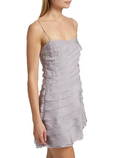 AMUR Women's Yealana Asymmetrical Minidress - Storm | Thumbnail 4 AMUR Women's Yealana Asymmetrical Minidress - Storm | Thumbnail 4