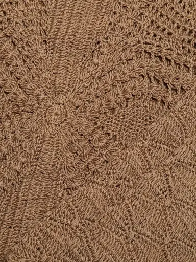 AMUR Women's Clara Crochet Halter Midi-Dress - Sand Dune | Thumbnail 7 AMUR Women's Clara Crochet Halter Midi-Dress - Sand Dune | Thumbnail 7