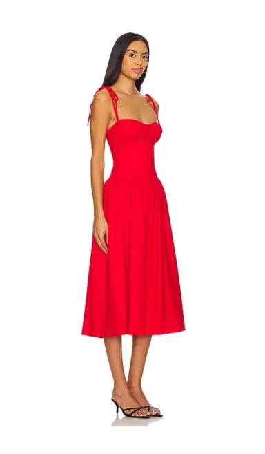 MORE TO COME Theresa Midi Corset Dress | Thumbnail 2 MORE TO COME Theresa Midi Corset Dress | Thumbnail 2