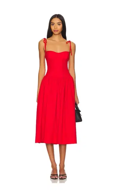 MORE TO COME Theresa Midi Corset Dress | Thumbnail 1 MORE TO COME Theresa Midi Corset Dress | Thumbnail 1