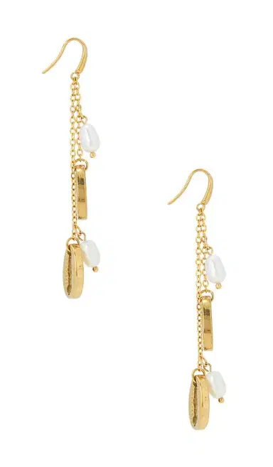 petit moments Puka Drop Charm Earrings | Thumbnail 2 petit moments Puka Drop Charm Earrings | Thumbnail 2