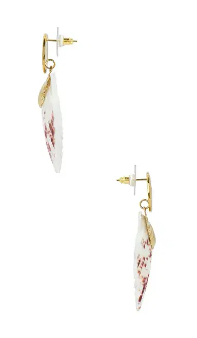 petit moments Embellished Shell Earrings | Thumbnail 2 petit moments Embellished Shell Earrings | Thumbnail 2