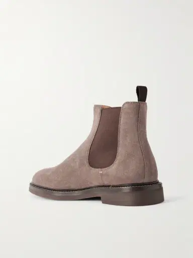 Brunello Cucinelli Suede Chelsea Boots - Men | Thumbnail 4 Brunello Cucinelli Suede Chelsea Boots - Men | Thumbnail 4
