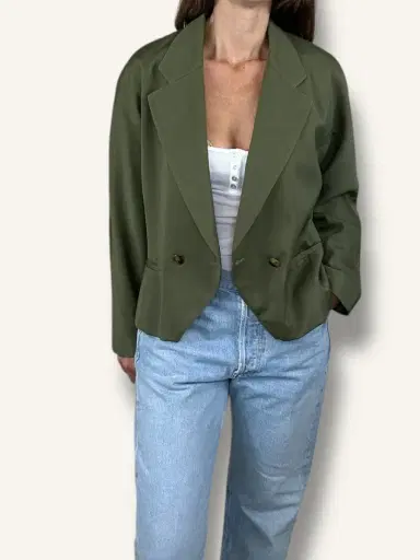 Jen Wonders Studio Olive green blazer | Thumbnail 2 Jen Wonders Studio Olive green blazer | Thumbnail 2