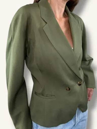 Jen Wonders Studio Olive green blazer | Thumbnail 3 Jen Wonders Studio Olive green blazer | Thumbnail 3