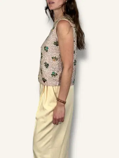 Jen Wonders Studio Sequin floral top | Thumbnail 6 Jen Wonders Studio Sequin floral top | Thumbnail 6