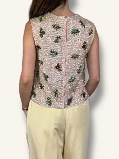 Jen Wonders Studio Sequin floral top | Thumbnail 8 Jen Wonders Studio Sequin floral top | Thumbnail 8