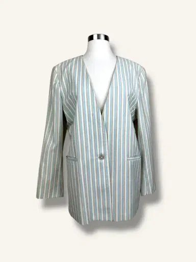 Jen Wonders Studio Striped blazer | Thumbnail 12 Jen Wonders Studio Striped blazer | Thumbnail 12