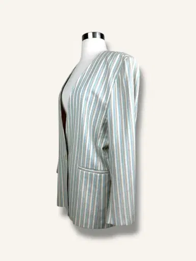 Jen Wonders Studio Striped blazer | Thumbnail 10 Jen Wonders Studio Striped blazer | Thumbnail 10