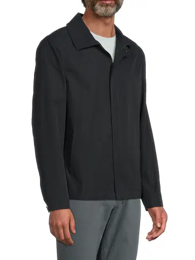 Vince Men's Cotton-Blend Shirt Jacket - Coastal | Thumbnail 4 Vince Men's Cotton-Blend Shirt Jacket - Coastal | Thumbnail 4