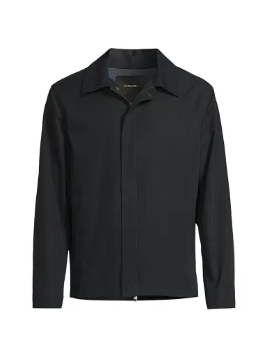 Vince Men's Cotton-Blend Shirt Jacket - Coastal | Thumbnail 1 Vince Men's Cotton-Blend Shirt Jacket - Coastal | Thumbnail 1