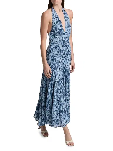 Reformation Women's Briony Halterneck Maxi Dress | Thumbnail 2 Reformation Women's Briony Halterneck Maxi Dress | Thumbnail 2