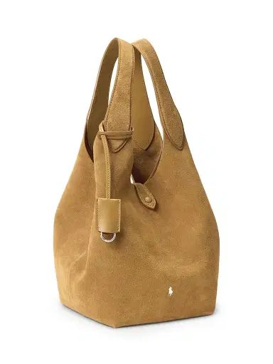 Polo Ralph Lauren Women's Play Suede Tote - Caramel | Thumbnail 4 Polo Ralph Lauren Women's Play Suede Tote - Caramel | Thumbnail 4