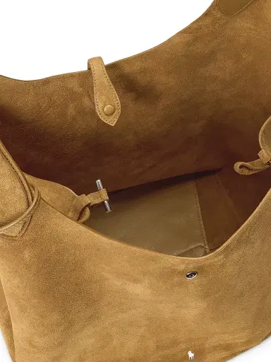 Polo Ralph Lauren Women's Play Suede Tote - Caramel | Thumbnail 6 Polo Ralph Lauren Women's Play Suede Tote - Caramel | Thumbnail 6
