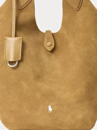 Polo Ralph Lauren Women's Play Suede Tote - Caramel | Thumbnail 7 Polo Ralph Lauren Women's Play Suede Tote - Caramel | Thumbnail 7