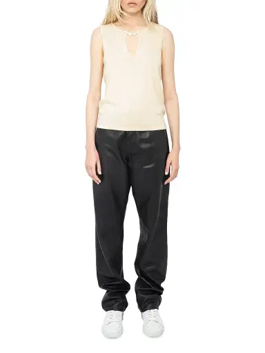 Zadig & Voltaire Women's Sayani Vico Embellished Keyhole Tank | Thumbnail 2 Zadig & Voltaire Women's Sayani Vico Embellished Keyhole Tank | Thumbnail 2