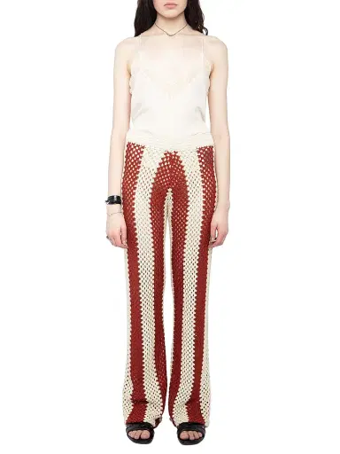 Zadig & Voltaire Women's Pia Knit Striped Cotton Pants | Thumbnail 2 Zadig & Voltaire Women's Pia Knit Striped Cotton Pants | Thumbnail 2