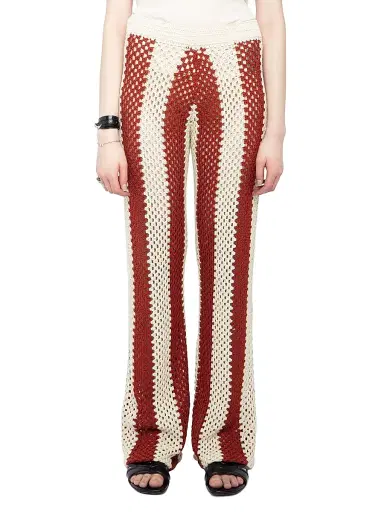 Zadig & Voltaire Women's Pia Knit Striped Cotton Pants | Thumbnail 3 Zadig & Voltaire Women's Pia Knit Striped Cotton Pants | Thumbnail 3