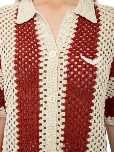 Zadig & Voltaire Women's Ciara Knit Striped Cotton Cardigan - Judo - Size Small | Thumbnail 6 Zadig & Voltaire Women's Ciara Knit Striped Cotton Cardigan - Judo - Size Small | Thumbnail 6