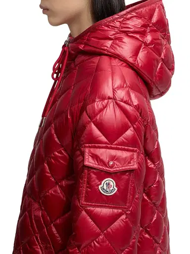 Moncler Women's Puffer Jacket - Red | Thumbnail 4 Moncler Women's Puffer Jacket - Red | Thumbnail 4