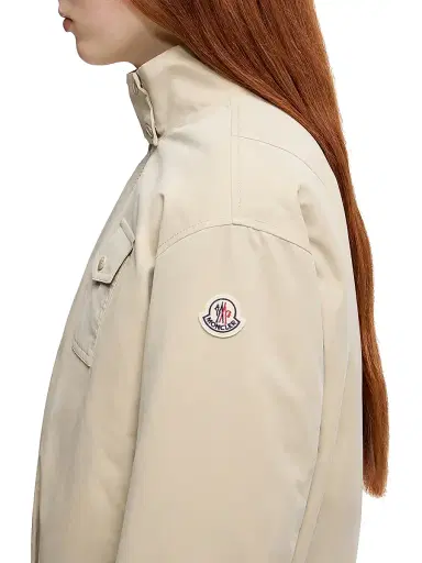 Moncler Women's Nideck Puffer Jacket - Gray Beige | Thumbnail 4 Moncler Women's Nideck Puffer Jacket - Gray Beige | Thumbnail 4