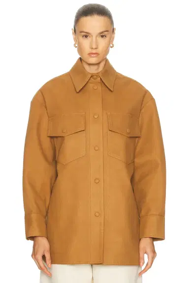 Stella McCartney Suede Overshirt | Thumbnail 2 Stella McCartney Suede Overshirt | Thumbnail 2