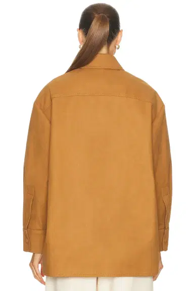Stella McCartney Suede Overshirt | Thumbnail 4 Stella McCartney Suede Overshirt | Thumbnail 4