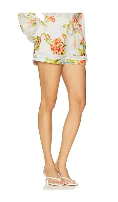 Hemant & Nandita Printed Short With Lace | Thumbnail 2 Hemant & Nandita Printed Short With Lace | Thumbnail 2