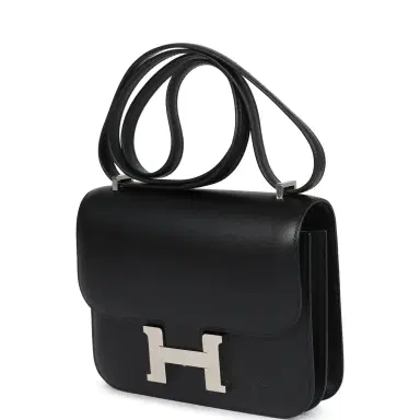HERMÈS Hermes Constance 18 Black Tadelakt Palladium Hardware | Thumbnail 5 HERMÈS Hermes Constance 18 Black Tadelakt Palladium Hardware | Thumbnail 5