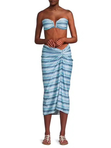 Ramy Brook Women's Xana Chevron Coverup Skirt | Thumbnail 2 Ramy Brook Women's Xana Chevron Coverup Skirt | Thumbnail 2