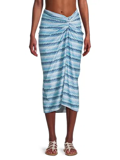 Ramy Brook Women's Xana Chevron Coverup Skirt | Thumbnail 3 Ramy Brook Women's Xana Chevron Coverup Skirt | Thumbnail 3