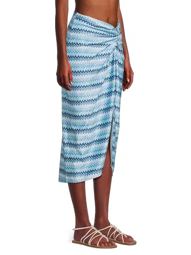 Ramy Brook Women's Xana Chevron Coverup Skirt | Thumbnail 4 Ramy Brook Women's Xana Chevron Coverup Skirt | Thumbnail 4