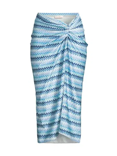 Ramy Brook Women's Xana Chevron Coverup Skirt | Thumbnail 1 Ramy Brook Women's Xana Chevron Coverup Skirt | Thumbnail 1