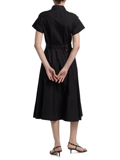 DEREK LAM 10 CROSBY Women's Kayla Belted Cotton Midi-Dress | Thumbnail 5 DEREK LAM 10 CROSBY Women's Kayla Belted Cotton Midi-Dress | Thumbnail 5