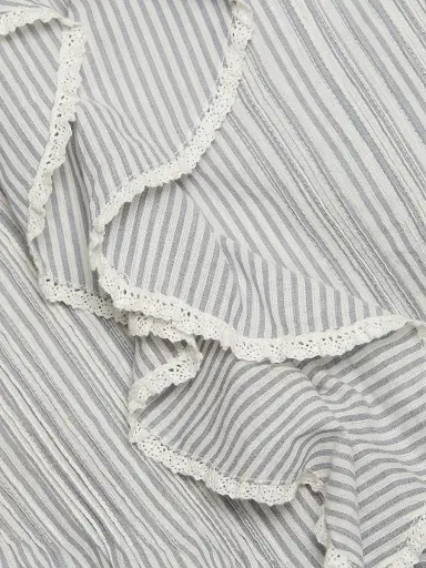 DÔEN Women's Henri Striped Cotton Puff Sleeve Top - Adelaide Stripe | Thumbnail 7 DÔEN Women's Henri Striped Cotton Puff Sleeve Top - Adelaide Stripe | Thumbnail 7