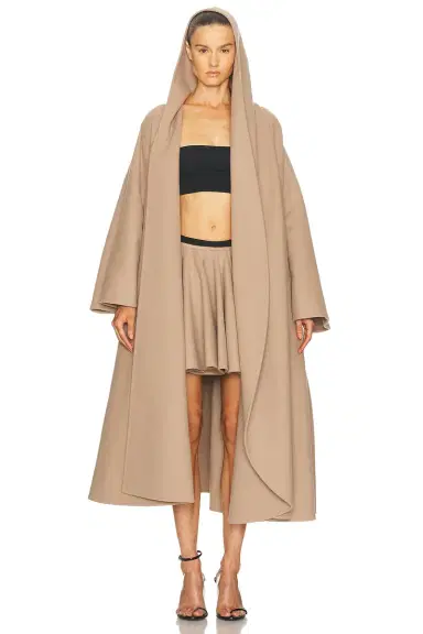 ALAÏA Hood Maxi Cape | Thumbnail 2 ALAÏA Hood Maxi Cape | Thumbnail 2
