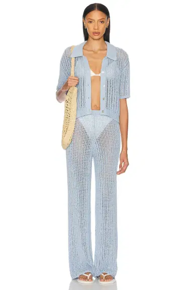 La Porte Mia Windowpane Knit Pant | Thumbnail 5 La Porte Mia Windowpane Knit Pant | Thumbnail 5