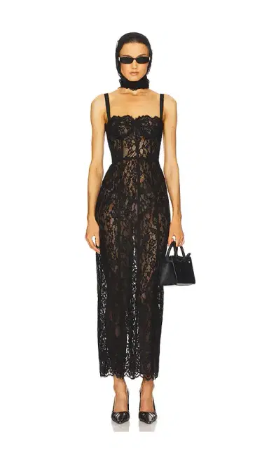 Helsa The Lace Column Dress | Thumbnail 4 Helsa The Lace Column Dress | Thumbnail 4