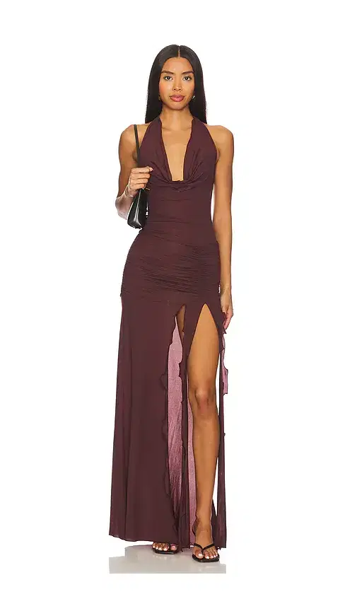 Jlo Mesh Halter Gown Jlo Mesh Halter Gown