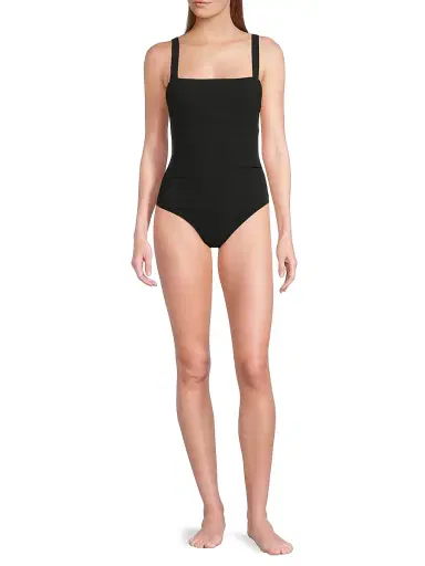 Change of Scenery Women's Jori One-Piece Swimsuit - Black Texture - Size Medium | Thumbnail 2 Change of Scenery Women's Jori One-Piece Swimsuit - Black Texture - Size Medium | Thumbnail 2